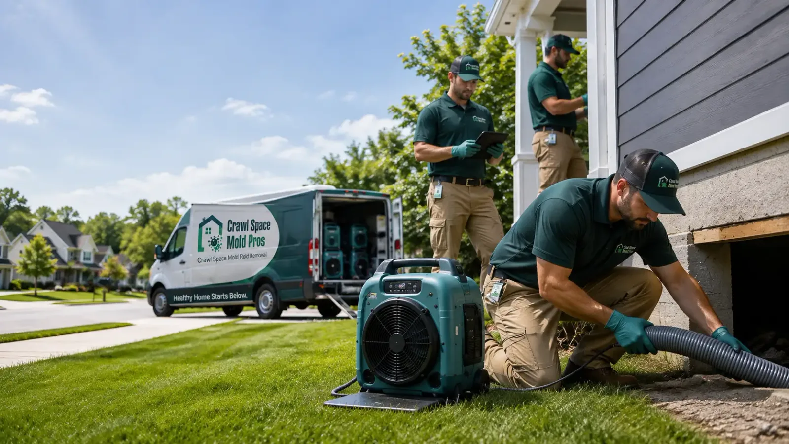 Crawl Space Mold Removal in Edgewood, IL